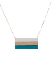 Rectangle Geometric Cut-Out Necklace