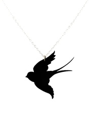 Curvy Swallow Cut-Out Necklace