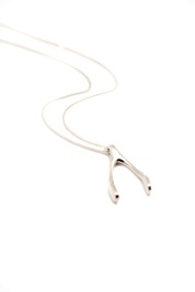 Wishbone Pendant with Necklace