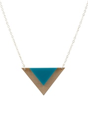 Triangle Cut-Out Geometric Necklace