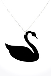 Swan Cut-Out Necklace