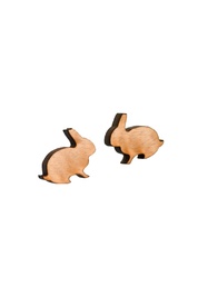 Bunny Cut-Out Studs