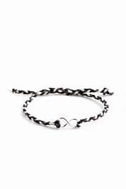 Black Twisted Infinity Bracelet