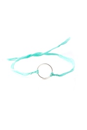 Circle Bracelet with Mint String