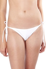 Plain White Bikini Bottom