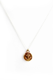 Anchor Pendant on Silver Necklace