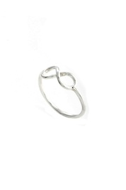 Infinity Ring in Silver
