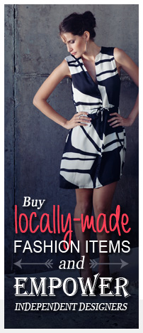 Buy locally-made fashion items and empower independent designers.
