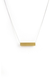 Brass Bar Necklace