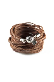 Leather Wrap in Tan 