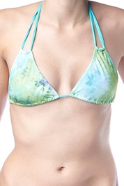 Multi-strap Bikini Top in Green