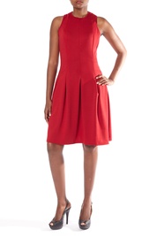 Flair Skirt Dress in Red