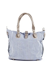 Navy Nautical-Style Shopper