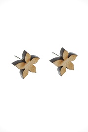 Star Flower Cut-Out Studs