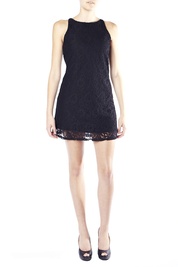 Black Lace Shift Dress