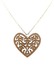 Decor Heart Cut-Out Necklace